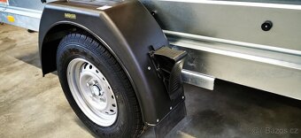 přívěsný vozík sklopný 1600 kg– 380x180x25 cm - 9