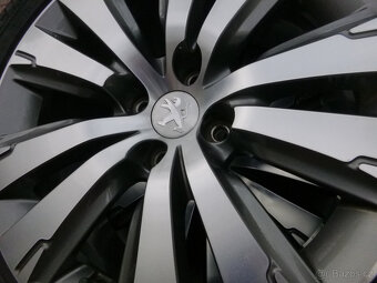 Letní sada alu originál Peugeot 3008 4x108 7,5Jx17 ET29 TPMS - 9