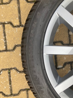 Alu disky 5x112 R18 VW Passat zimni pneu 235/45/18 - 9