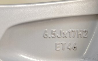 VW BELMONT 5X112 ET46 6,5Jx17 57,1 Originální ALU - 9