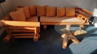 Bambusová sedací souprava s možností i venkovního použití. - 9
