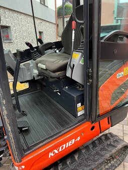 minibagr KUBOTA KX018-4 / hydr. rychloupínák / 3x lopata - 9