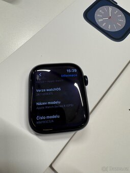 Apple Watch 8 45mm Midnight Blue - Krásný stav - 9