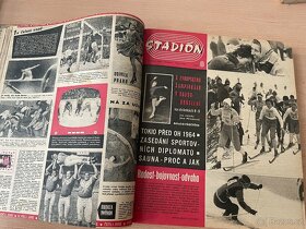 Kompletní svázané ročníky 1963 a 1964 časopisu Stadion - 9