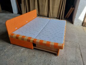 rozkládací postel s úložným prostorem - spaní 150x198 - 9
