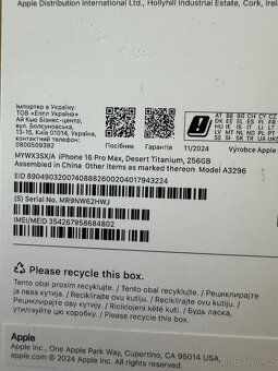 IPhone 16 Pro Max záruka+pojištění - 9