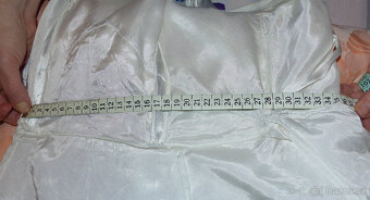 Dámské/dívčí bílé krajkové šaty s bolerkem - 9