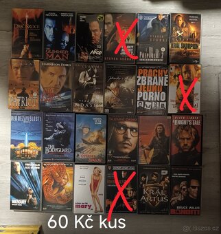 VHS, Videokazety - 9