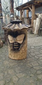 dřevěné sochy, výrob klátů, včelí ůly od známého sochaře - 9