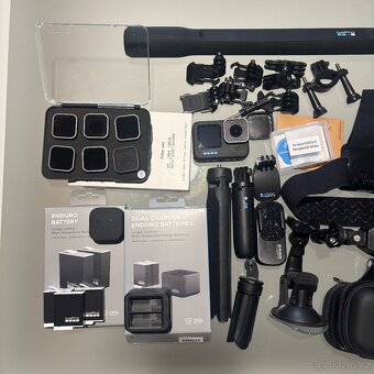 GoPro HERO 12 Black + Hromada příslušenství - 9