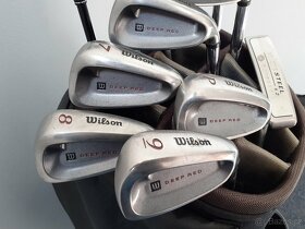 PROFI GOLFOVÝ SET WILSON 13HOLÍ+BAG+COVERY,PC= 38.000,- - 9