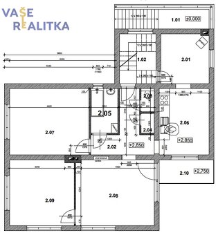 Prodej, byt 3+1 plus garáž a zahrada, Hranice, ul. Tyršova - 9