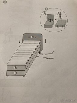 Postel boxspring 200x120 elektricky polohovatelná_Nová - 9