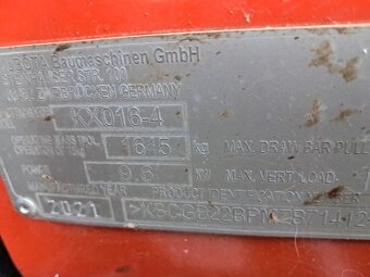 Minibagr Kubota KX016-4 - 9