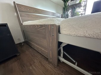 Rozkládací postel z masivu - 9