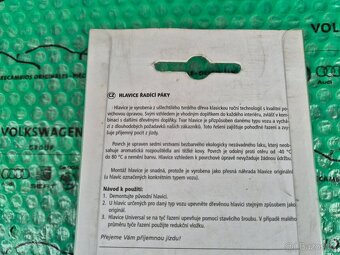 dobová hlavice řadící páky dřevěná Škoda Felicia - 9