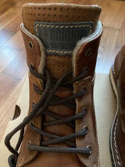 Nové pánské zimní kožené boty Baťa s teplou podšívkou - 44 - 9