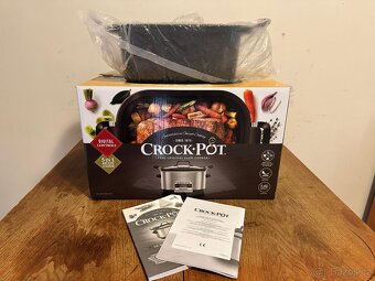 Multifunkční hrnec CrockPot (5,6ll) + NÁDOBA NAVÍC-TOP STAV - 9