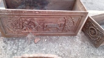 Litinové díly že starožitných kamen - 9