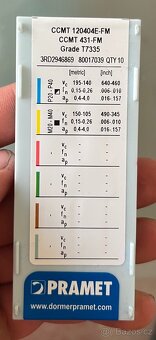 Nové soustružnické plátky Pramet - 9