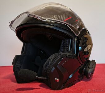 Překlápěcí přilba Scorpion Exo-Tech, vel.S + Interphone Tour - 9