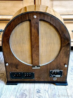 Starožitné rádio Telefunken 33WEa, rok 1930 - 9
