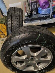 Alu kola Volvo XC60 5x108 r17 Originál,pneu zimní 6mm235/65 - 9