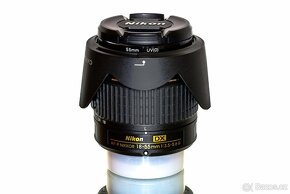 Nikon AF-P Nikkor 18-55mm + UVfiltr + clona TOP STAV - 9