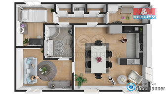 Prodej bytu 3+kk, 90 m², Letohrad, ul. Divadelní - 9