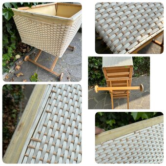 RETRO kočárky pro panenky a koš na miminko - kus 300,- - 9