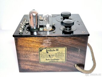 Rádio R.C.A Radiola III. typ RI, 1924, USA, New York - 9