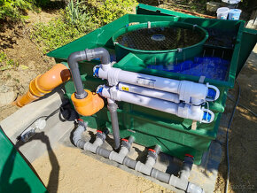 Jezírková filtrace,  technika - 9