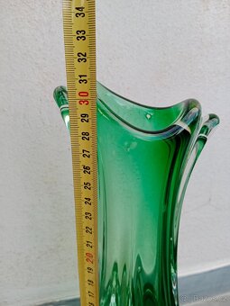 Váza hutní sklo - 9