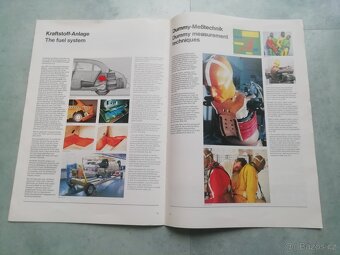 BMW E32 katalog / prospekt - bezpečnost vozidla - 9