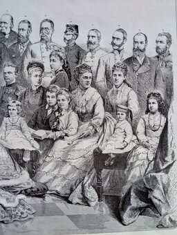 Umělecký list s tiskem+Dvojstránka časopis,císařFJ - 9