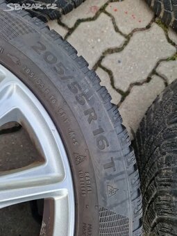 Sada alu kol z VW 5x112, pneu zimní 205/55/16 - 9