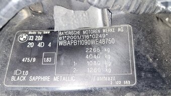 BMW X3 E83, SLOUPEK ŘÍZENÍ, SPÍNAČ ZAPALOVÁNÍ, KLÍČ - 9