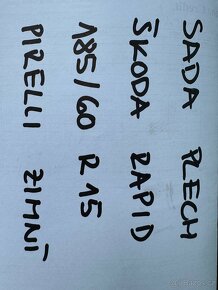 Sada disků Škoda Rapid 5x100 vč. pneumatik 185/60 R15 - 9