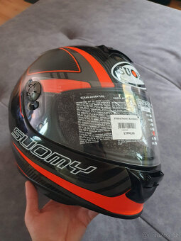 Integrální Přilba Helma Suomy SR-Sport Carbon Matt Red vel L - 9