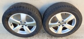 Alu kola VW Tiguan 17" 5x112, letní Dunlop 235/55R17 - 9