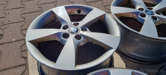 Alu kola originál Škoda Rapid 5x100 7x16 ET46 5JA 601 025 A - 9