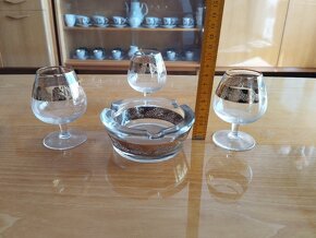 broušené, leptané a zlacené sklo bohemia crystal - 9