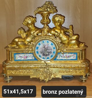 Hodiny starožitné krbove ,podlahove,nastenne rôzne - 9