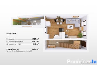 Prodej rodinného domu 3+kk, 65 m2 - Brno- Pozořice - 9