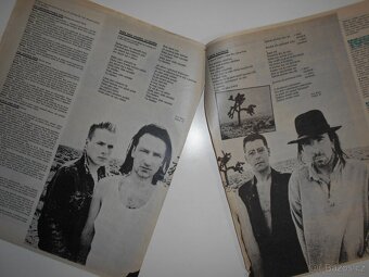U2 - VSTUPENKA + ČASOPIS MELODIE + ČLÁNEK ROCKPOP  - 9