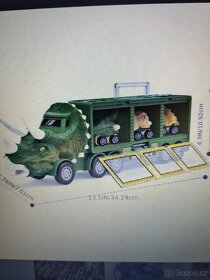 Dinosauří kamion s malými dino autíčky - 9
