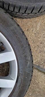 Alu kola 5x112 Škoda R17 pneu 205/50R17 continental zimní - 9
