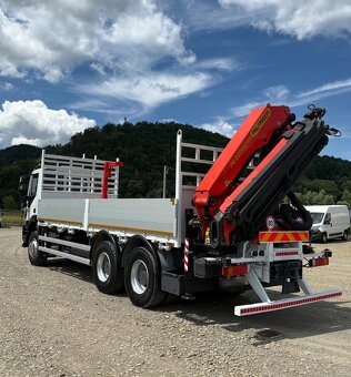 Iveco Trakker 410 - 6x4 - Valník + HR-PALFINGER PK 22002-EH - 9