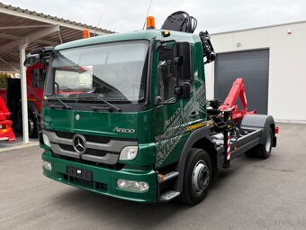 MERCEDES-BENZ ATEGO 1218 HÁKOVÝ NOSIČ vh100 HYDRAULICKÁ RUKA - 9