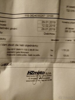 Kufry a díly BMW R1100/1150 - 9